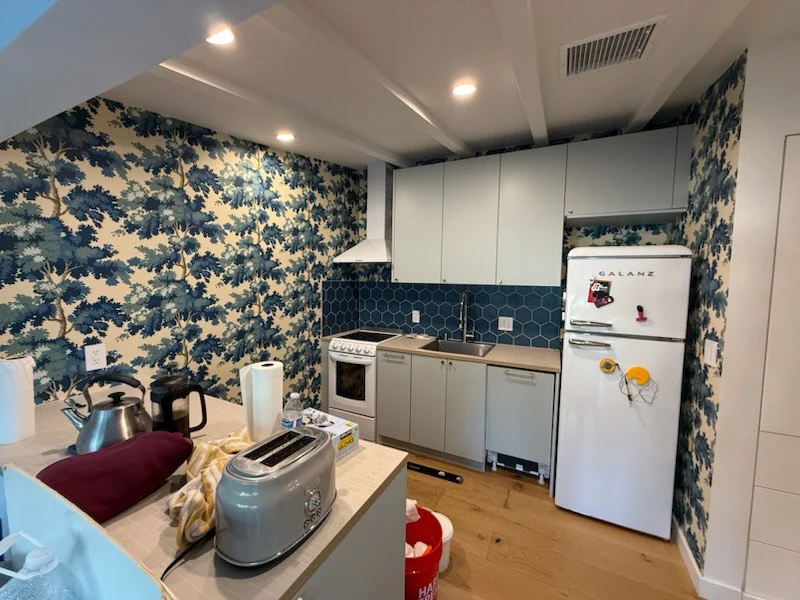 Historic home wallpaper restoration and preservation in Midtown Manhattan